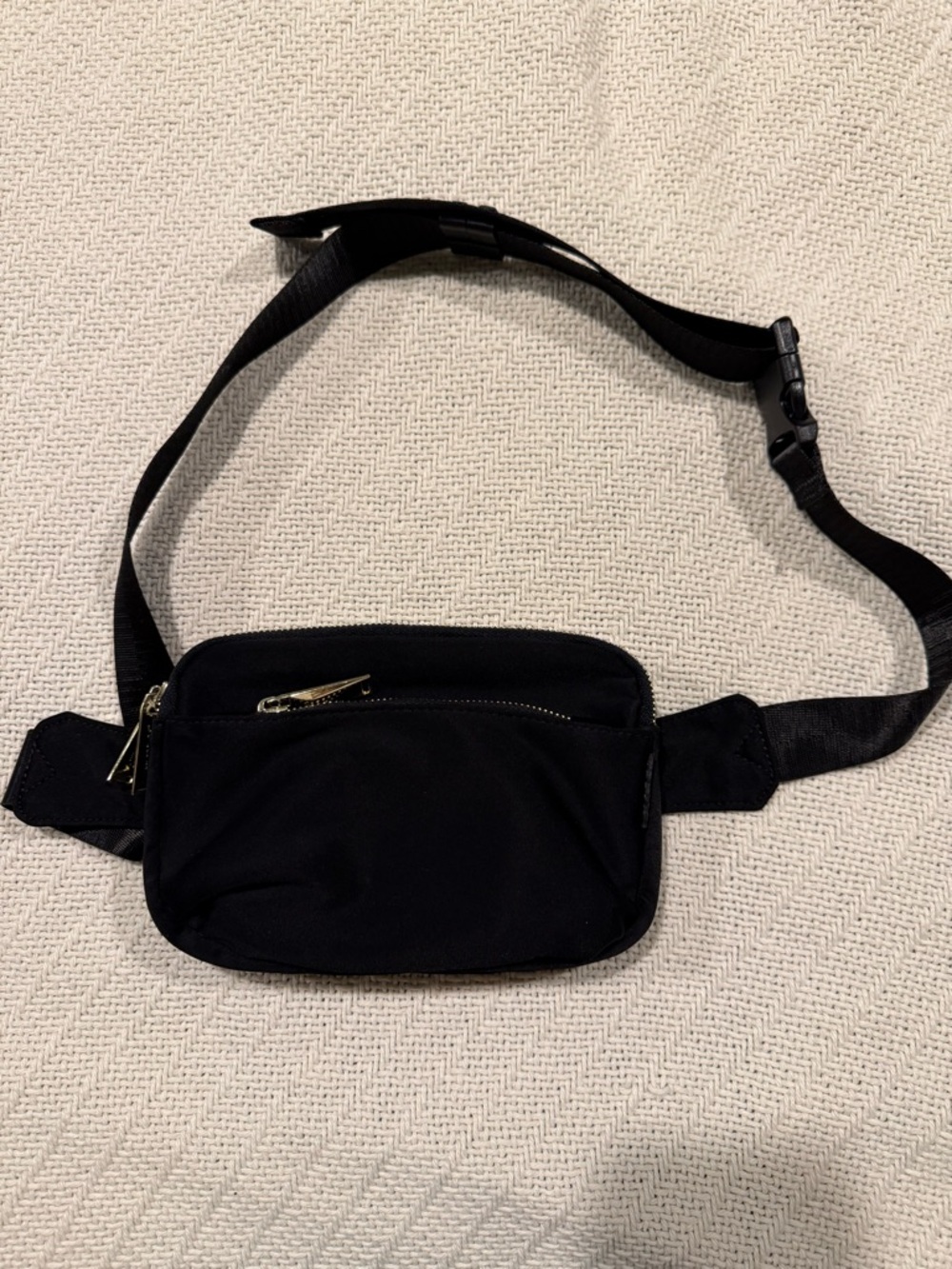 Black Women's Belt Bag - Everyday Hands-Free Crossbody